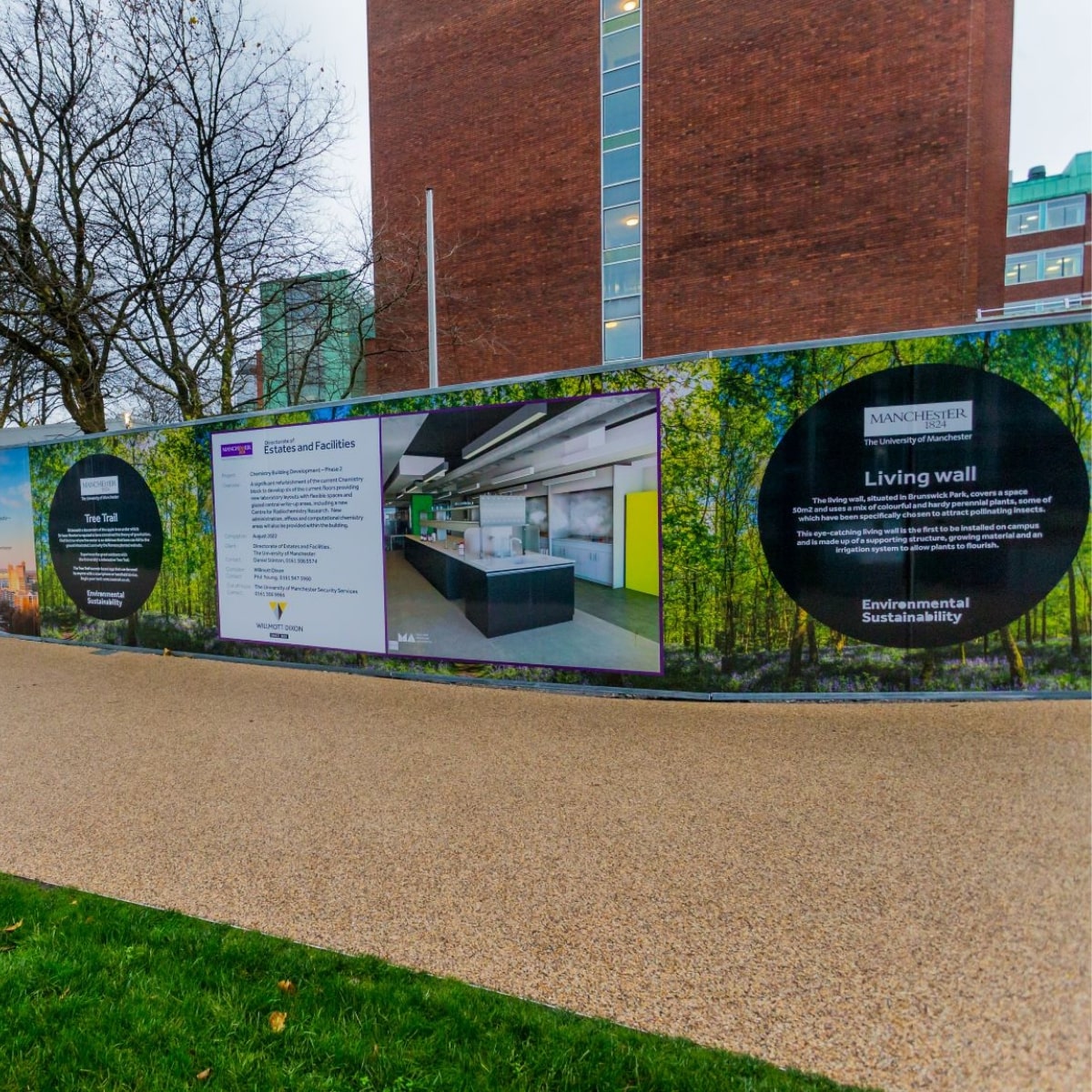 2.4m GreenHoard® Reusable Plastic Hoarding