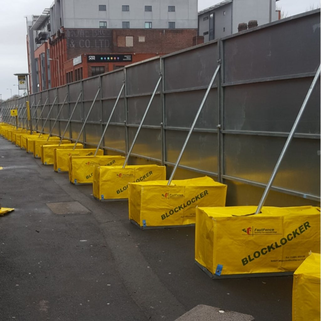 Blocklocker™ No-Dig Hoarding Fixings | Fast Fence