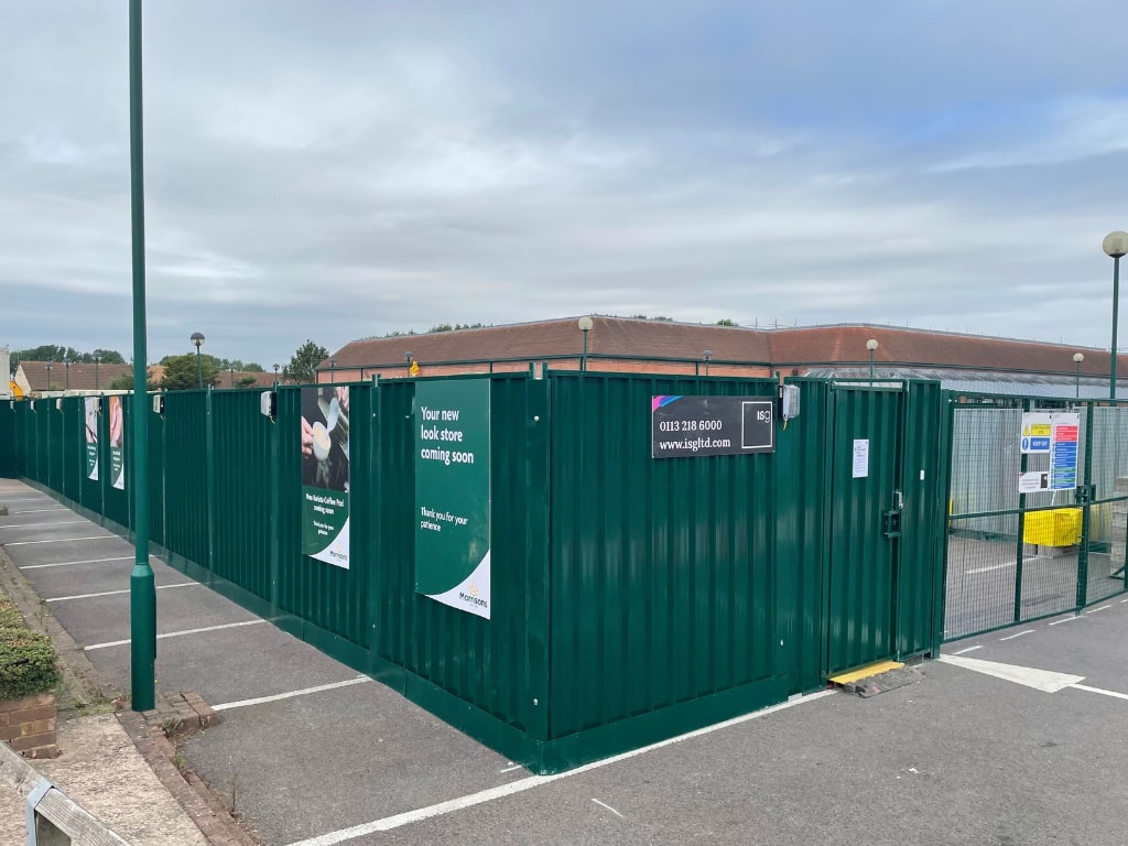 Steel Hoarding Across 3 Projects for ISG Ltd