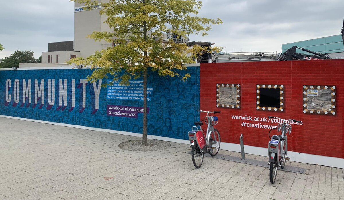 Education Hoarding Solutions with Vision Panels