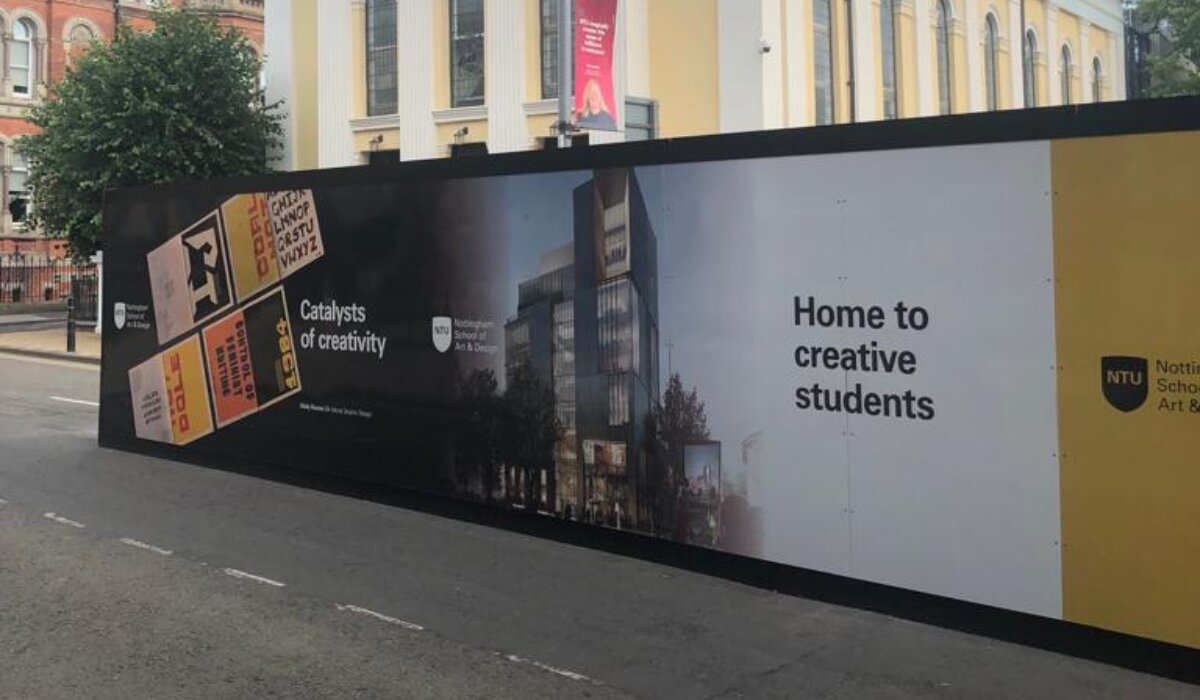 University Hoarding