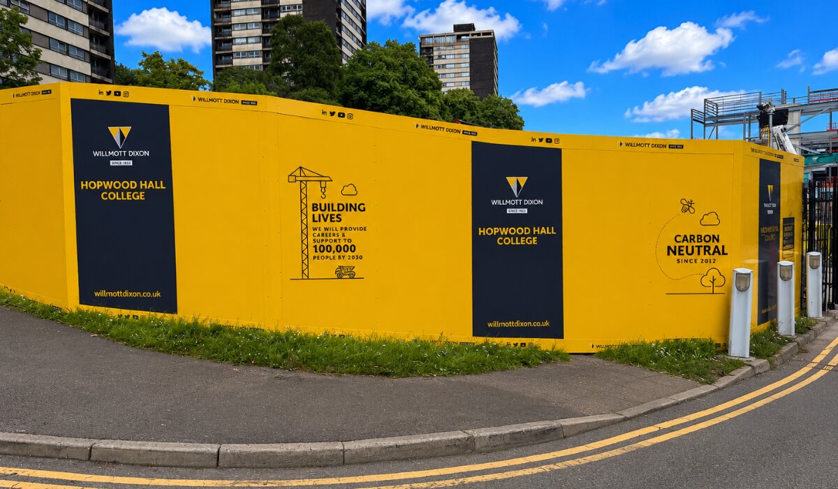 Willmott Dixon Sustainable Hoarding
